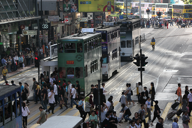 Tramway à Hong Kong Island - Photo Charles GUY