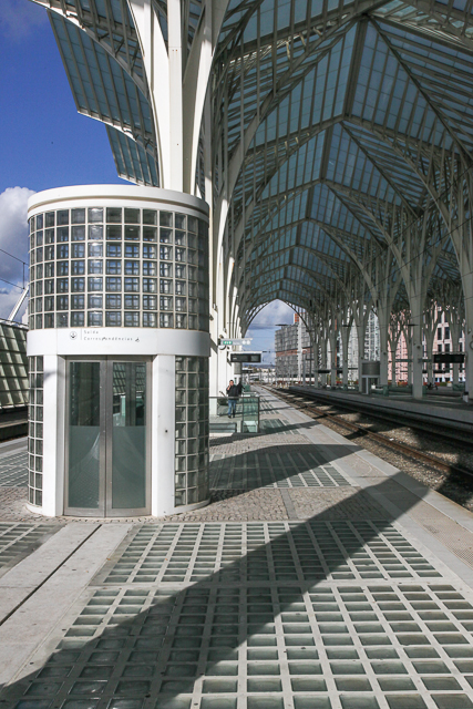 Estação do Oriente à Lisbonne de l'architecte Santiago Calatrava - Photo de Charles GUY