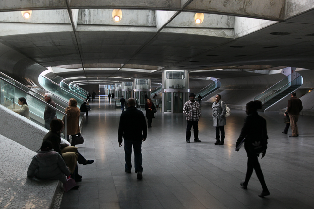 Estação do Oriente à Lisbonne de l'architecte Santiago Calatrava - Photo de Charles GUY