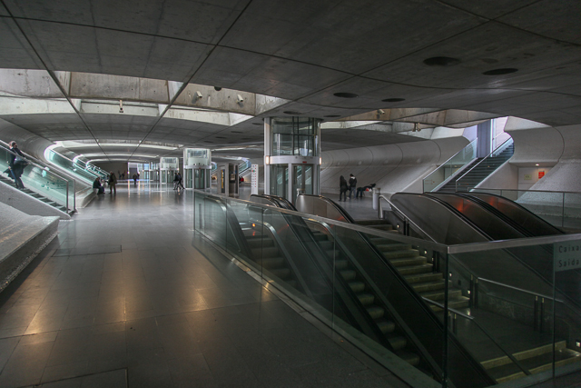 Estação do Oriente à Lisbonne de l'architecte Santiago Calatrava - Photo de Charles GUY