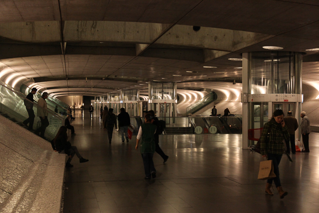 Estação do Oriente à Lisbonne de l'architecte Santiago Calatrava - Photo de Charles GUY