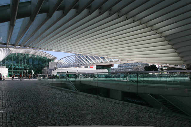 Estação do Oriente à Lisbonne de l'architecte Santiago Calatrava - Photo de Charles GUY