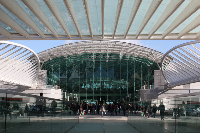 Estação do Oriente à Lisbonne de l'architecte Santiago Calatrava - Photo de Charles GUY