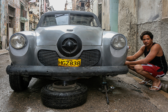Studebaker - Classic car - Automobiles américaines des années 50 à Cuba - Photo Charles GUY
