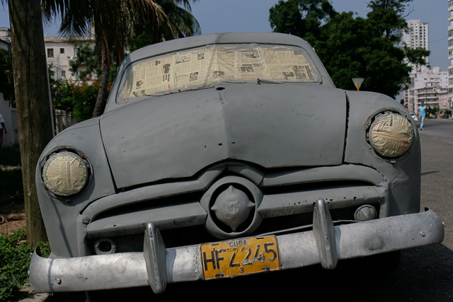 Ford Tudor - 1950 - Classic car - Automobiles américaines des années 50 à Cuba - Photo Charles GUY