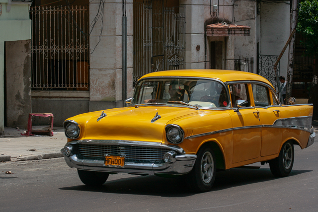 Chevrolet Belair - 1957 - Photo des classics cars de Cuba par Charles GUY