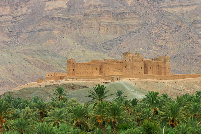 Kasbah du Caïd Ali - Architecture de terre du Sud marocain - Photos de Charles GUY