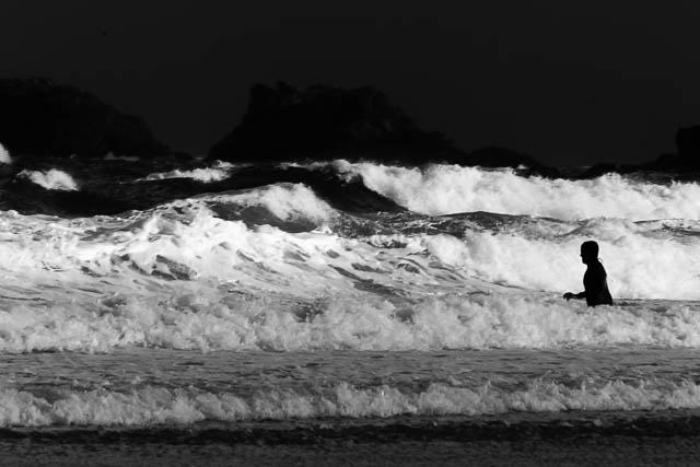 Surf, vagues, écume à Saint Lunaire - Bretagne - Photo Charles GUY