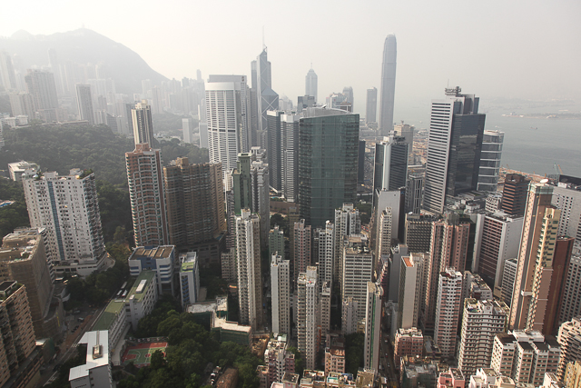 Bouquet de tours à Hong Kong - Photo Charles Guy