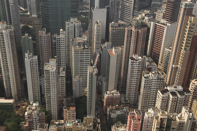 Bouquet de tours à Hong Kong - Photo Charles Guy