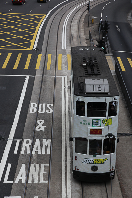 Tramway à Hong Kong Island - Photo Charles GUY
