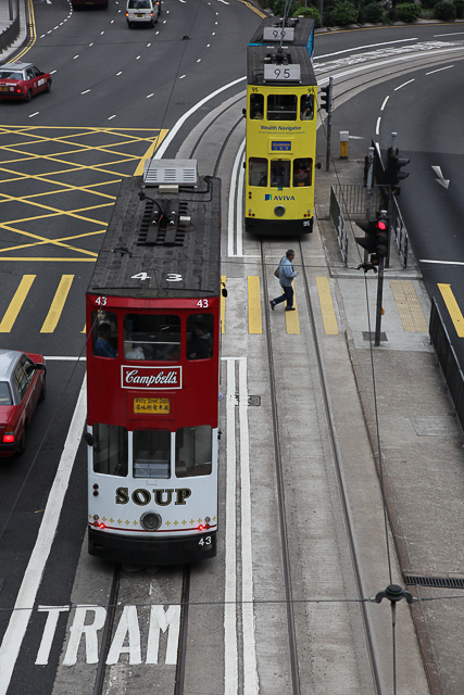 Tramway à Hong Kong Island - Photo Charles GUY