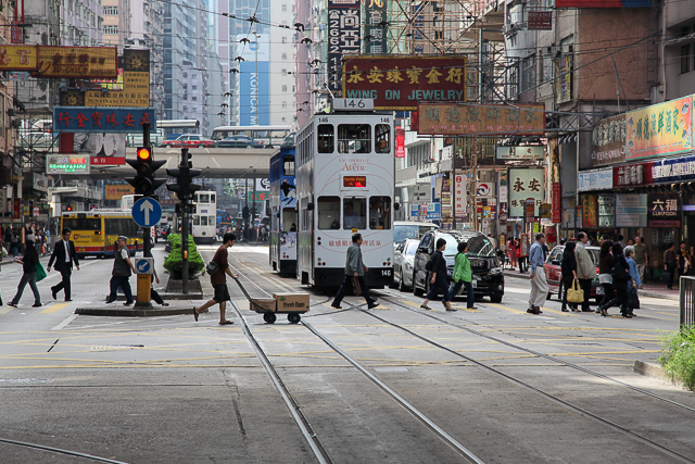 Tramway à Hong Kong Island - Photo Charles GUY