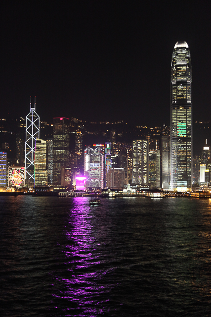 Kong Kong by night - Photo Charles GUY