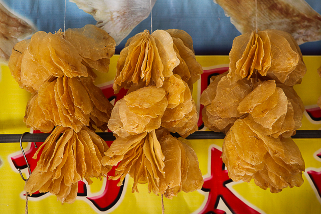 Poissons séchés - Tai-o - Lantau - Hong Kong - Photo Charles Guy