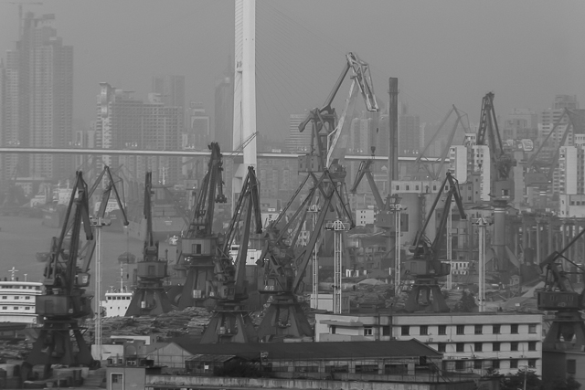 Photos d'industries lourdes à Shanghai par Charles GUY