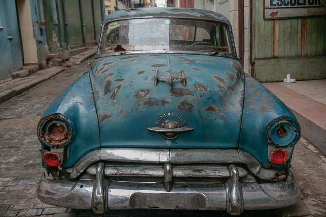 Les belles épaves - Voitures américaines des années 50 - Classic cars of the Fifties - Série de photos 