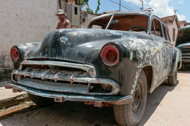 Les belles épaves - Voitures américaines des années 50 - Classic cars of the Fifties - Série de photos 