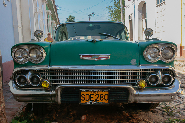 Chevrolet Belair - 1958 - Classic car - Automobiles américaines des années 50 à Cuba - Photo Charles GUY