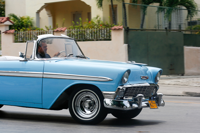 Chevrolet Belair Convertible - 1956 - La Havane - Voiture de rêve - Classic cars de Cuba - Photos de Charles GUY