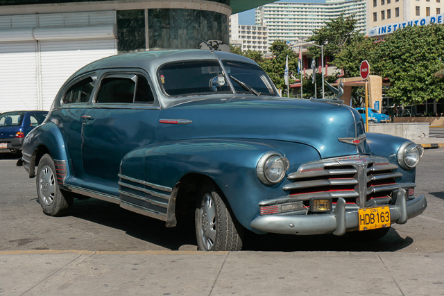 Chevrolet Fleetline Aero - 1948 - La Havane - Voiture de rêve - Classic cars de Cuba - Photos de Charles GUY