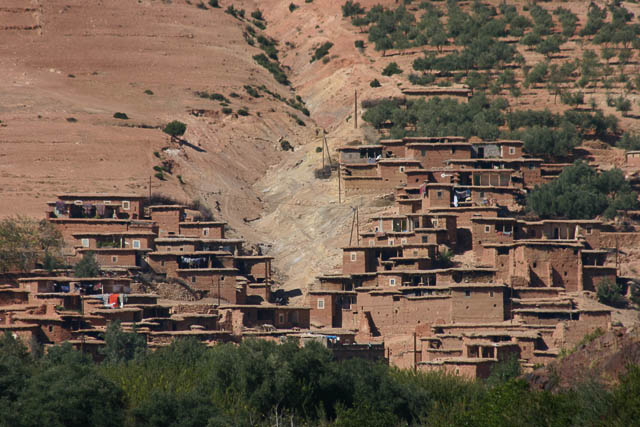 Architecture de terre du Sud marocain - Photos de Charles GUY