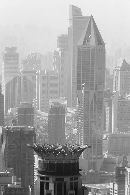 Photos aériennes de Shanghai par Charles GUY