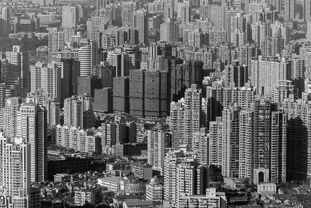 Photos aériennes de Shanghai par Charles GUY