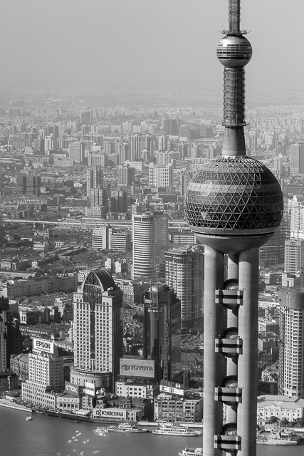 Photos aériennes de Shanghai par Charles GUY