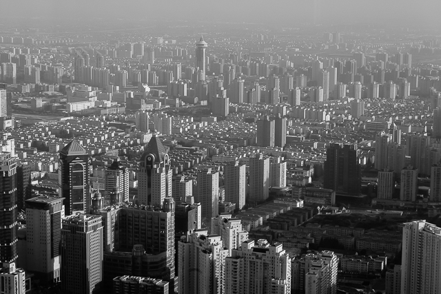 Photos aériennes de Shanghai par Charles GUY