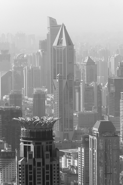 Photos aériennes de Shanghai par Charles GUY