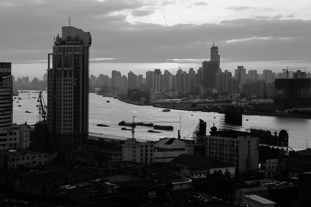 Shanghai avant l'expo universelle - Photo de Charles GUY