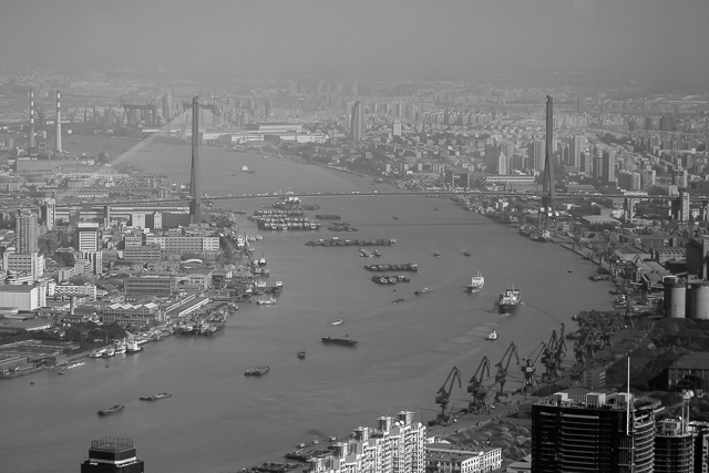 Photos aériennes de Shanghai par Charles GUY