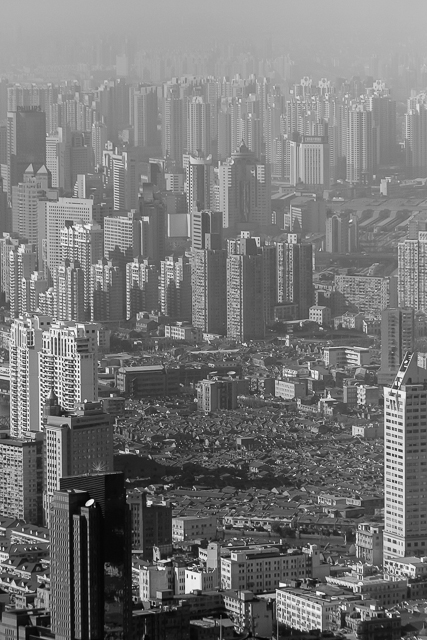 Photos aériennes de Shanghai par Charles GUY