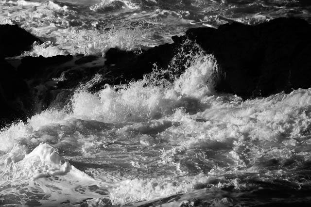 Surf, vagues, écume à Saint Lunaire - Bretagne - Photo Charles GUY