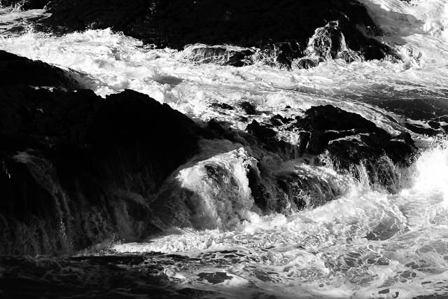 Surf, vagues, écume à Saint Lunaire - Bretagne - Photo Charles GUY